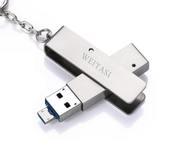 USB2.0 high-speed OTG metal mini waterproof u disk